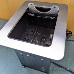 Silver Extron Cable Cubby 300 Video, Power, & USB Grommet