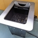 Silver Extron Cable Cubby 300 Video, Power, & USB Grommet