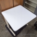 30' x 30" Square White Sit Stand Desk Surface w/ Rounded Corners