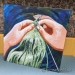 Set of 5 "Hands At Work" Paintings on Canvas