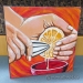 Set of 5 "Hands At Work" Paintings on Canvas