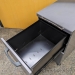 Knoll Grey 2 Drawer File-File Rolling Pedestal File Cabinet