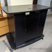 VFI Black Rolling Presentation Media Stand w/ Storage Cart