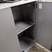 Steelcase 40 in. Silver w/ White Top 2 Door Storage Cabinet