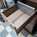 Brown 4 Drawer Vertical Legal File Folder Cabinet, Locking