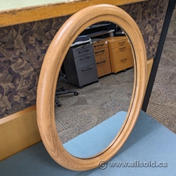 Wall Mirror with Wood Frame 16.5" x 21.5"