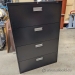Black 4 Drawer Lateral File Cabinet, Locking