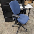 Steelcase Leap V2 Blue Adjustable Ergonomic Task Chair