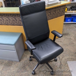 Steelcase Siento Modern Executive Highback Leather Office Chair