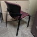 Burgundy Red Stacking Chair