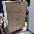 Hon Beige 4 Drawer Lateral File Cabinet