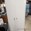Beige 2 Door Storage Cabinet