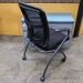 CoolMesh Black Nesting Office Guest Chair w/ Mesh Back
