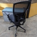 Black Fabric Seat Mesh Back Office Task Chair