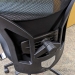 Black Fabric Seat Mesh Back Office Task Chair