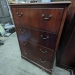 Mahogany Executive 4 Drawer Lateral File Storage Cabinet