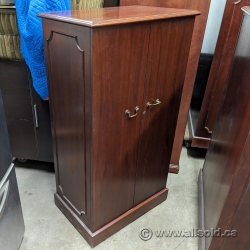 Mahogany Executive 2 Door Storage Cabinet