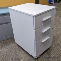 Light Grey Tayco 3 Drawer Pedestal File Cabinet, Locking