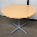 36" Blonde Round Office Meeting Table