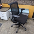 Steelcase Think Black Mesh Back Fabric Seat Adj. Task Chair