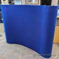 Grafx Blue Table Top Trade Show Display Background w/ Hard Case