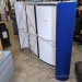 Grafx Blue Table Top Trade Show Display Background w/ Hard Case