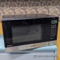 Black Panasonic NNST676S 1.2 cu. ft. Genius Microwave Oven