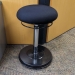 Kore Black Office Plus Sit-Stand Wobble Chair Stool