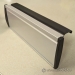 Silver Cubicle Wall Nameplate w/ Black Trim