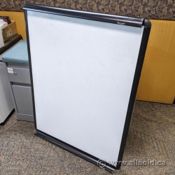 Quartet 27" x 34" Double-Sided Whiteboard w/ Paper Pad Retainer
