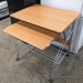 Maple 30" x 23" Straight Student Desk w/ Pull Out Keyboard Tray