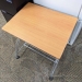 Maple 30" x 23" Straight Student Desk w/ Pull Out Keyboard Tray