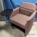 Patterned Arm Chair with Swivel Tablet