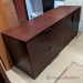 Autumn Maple 2 Door, 2 Drawer Storage Cabinet Credenza, Locking