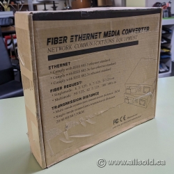 Pair of Fiber 10/100/1000 Ethernet Media Converter Transceivers