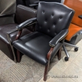 Black Hon 6545 Executive Office Guest Chair w/ Nailhead Trim