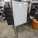 A-Frame Rolling Mobile Whiteboard w/ Pin Board