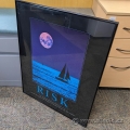 Successories Motivational Framed Art Print w/ Glass "Risk"