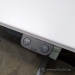 Knoll Powered White Sit Stand Straight Desk 46 x 23