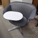 Steelcase i2i Steelcase Swivel Lounge Chair w/ Tablet Tablet