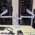 Humanscale Dual Monitor Mounting Arm Stand, Square Base