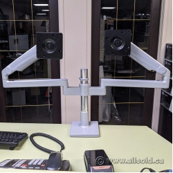 Humanscale Dual Monitor Mounting Arm Stand, Square Base