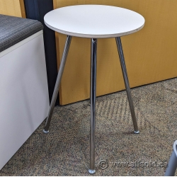 Herman Miller Swoop Side Work Table with White Top