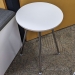 Herman Miller Swoop Side Work Table with White Top