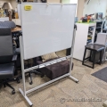 48x36 VIZ-PRO Double-Sided Rolling Magnetic Whiteboard