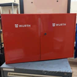 Wurth Red Metal Aerosol Cabinet w/ Lock