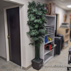 Silk Plant w/ Brown Pot 90" H