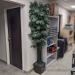 Silk Plant w/ Brown Pot 90" H