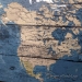 Map of the World Wall Art Canvas 48" x 24"