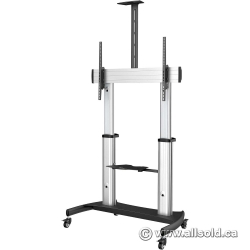 StarTech Mobile Heavy Duty Universal TV Cart Stand, 60" - 100"